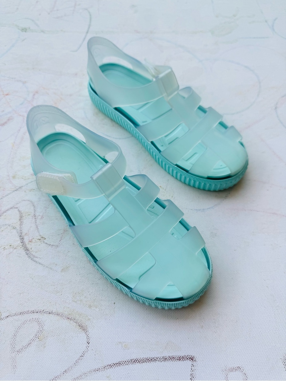 Igor Kids Jelly Sandals in Mint Blue